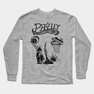 Philly Basketball Long Sleeve T-Shirt